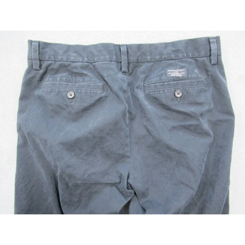 Banana Republic Emerson Chino Pants Men's Size 32x34 (Actual 31x31) Dark Blue